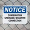Signmission Combination Sprinkler Standpipe Connection, 14 in W x Rectangle, Plastic OS-2PACK-NS-P-1014-L-10706 - alternate 6